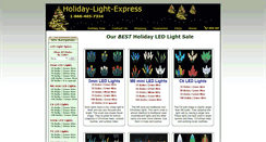 Desktop Screenshot of holiday-light-express.com